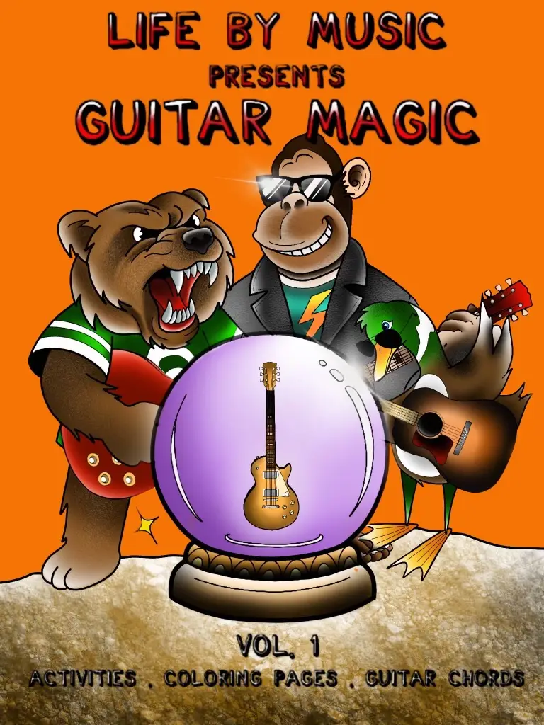 Life By Music's Music Education Book for Kids 5-8